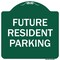 Signmission Future Resident Parking Heavy-Gauge Aluminum Architectural Sign, 18" x 18", GW-1818-9840 A-DES-GW-1818-9840 - alternate 1